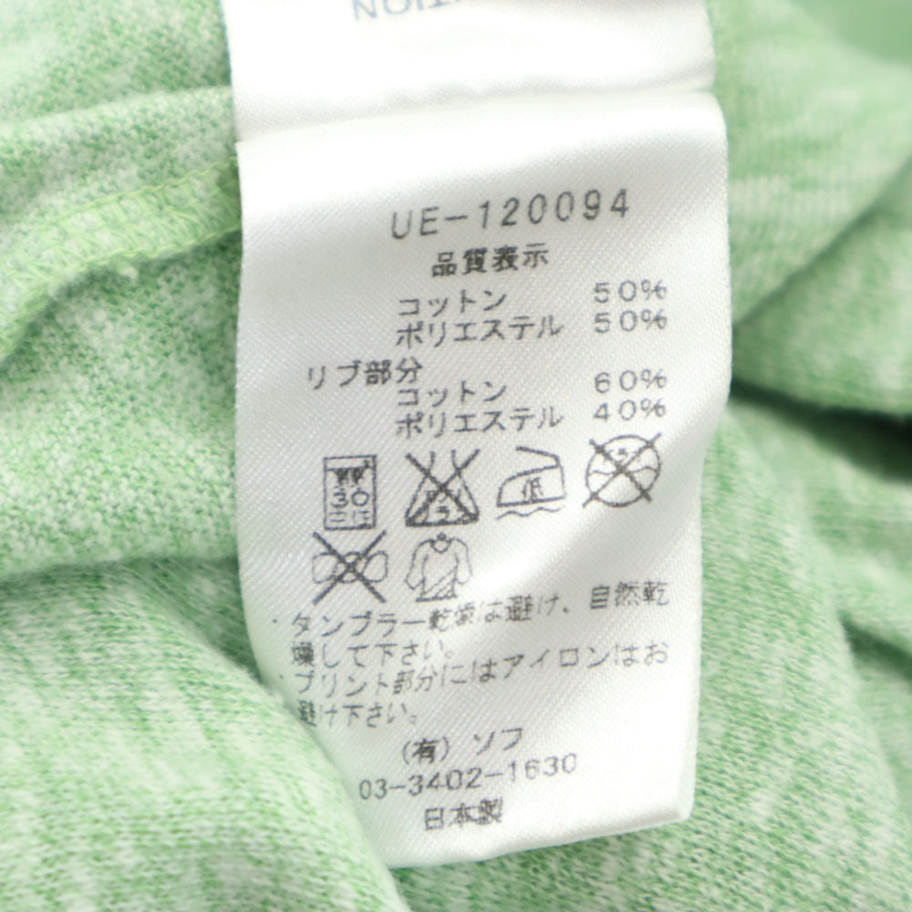 uniform experiment ユニファームエクスペリメント 日本製 半袖 Tシャツ 3 グリーン系 NAVY メンズ