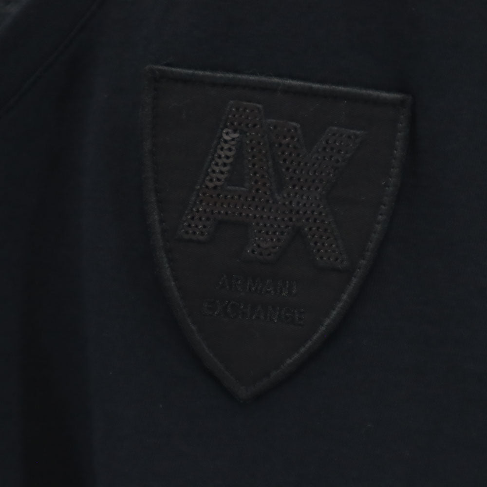 ARMANI EXCHANGE アルマーニエクスチェンジ 半袖 Vネック Tシャツ S ブラック メンズ
