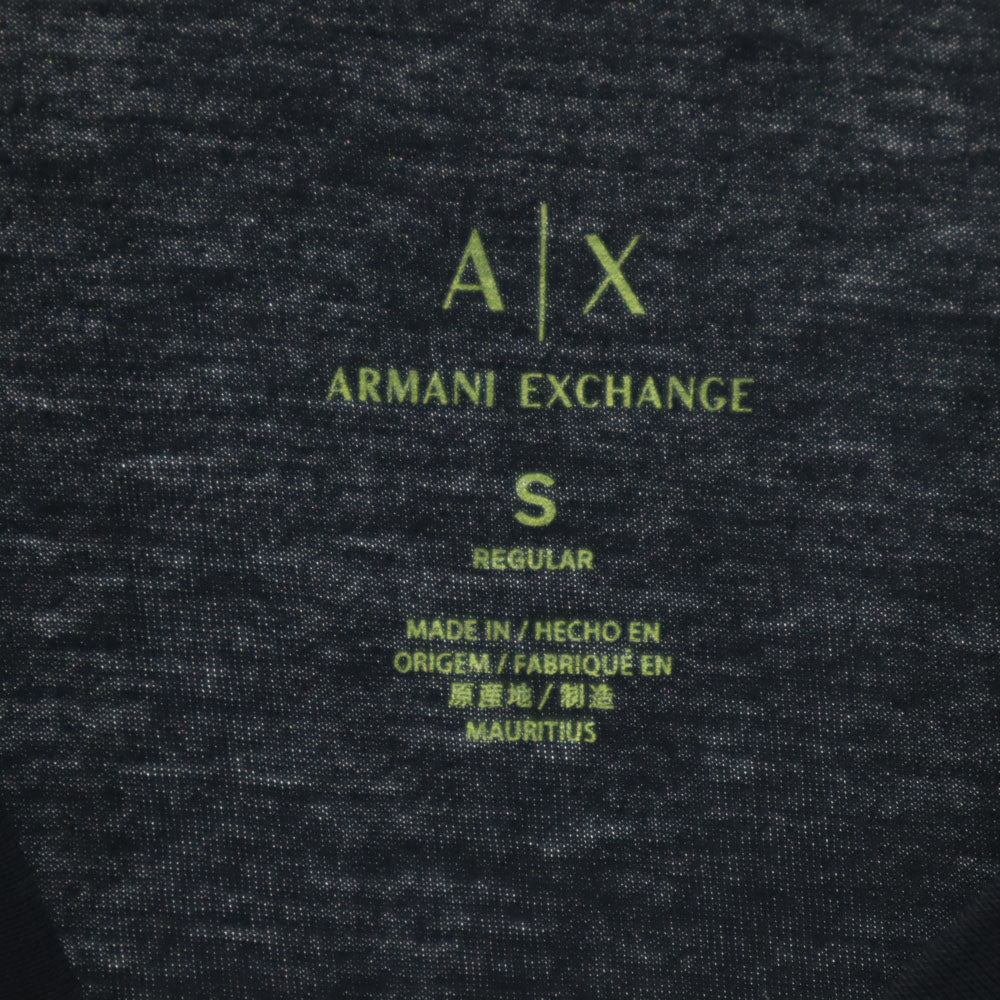 ARMANI EXCHANGE アルマーニエクスチェンジ 半袖 Vネック Tシャツ S ブラック メンズ