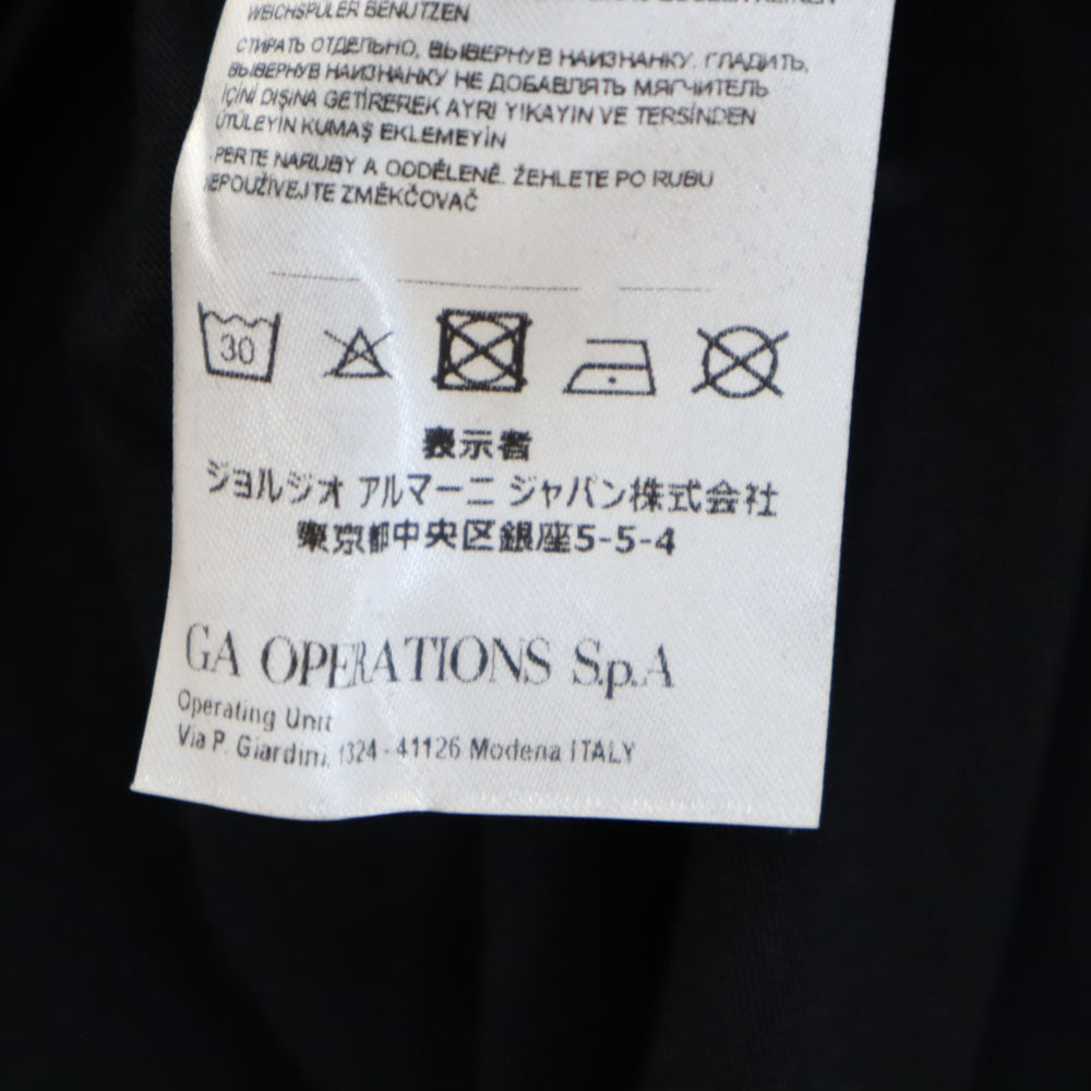 ARMANI EXCHANGE アルマーニエクスチェンジ 半袖 Vネック Tシャツ S ブラック メンズ