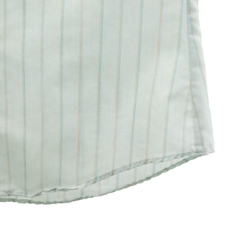 Silver Collection by KARMAN 70s ヴィンテージ ストライプ柄 長袖 ウエスタンシャツ ブルー系 メンズ