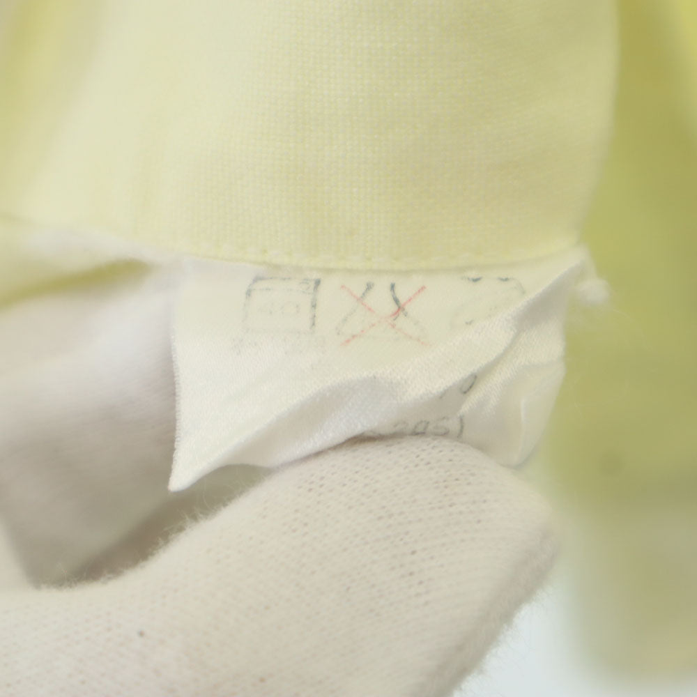 CHAPS チャップス 70s ヴィンテージ 半袖 ボタンダウンシャツ イエロー メンズ