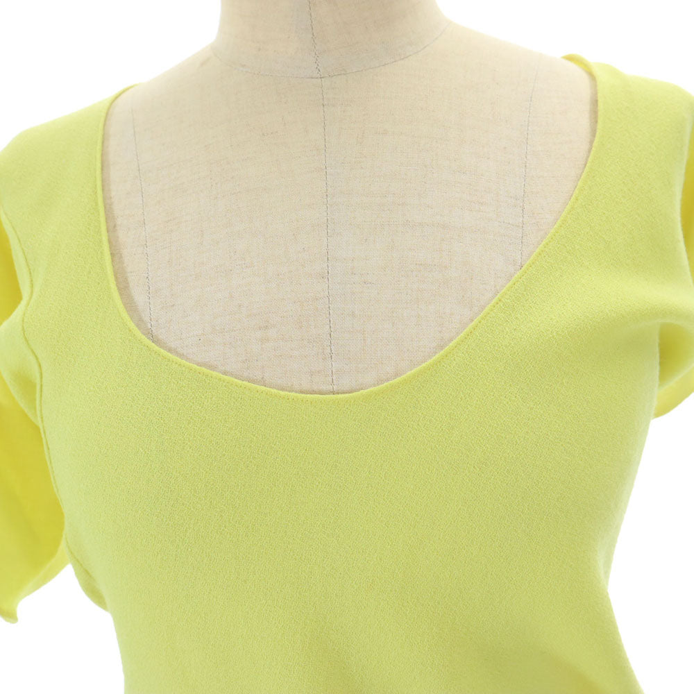 MARNI マルニ イタリア製 半袖 変形 カットソー 38 イエロー レディース