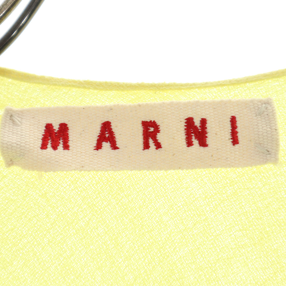 MARNI マルニ イタリア製 半袖 変形 カットソー 38 イエロー レディース