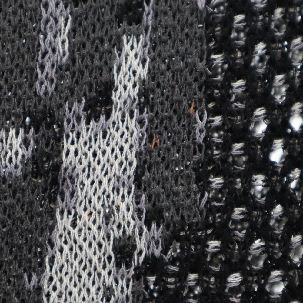 ハレ 柄入り ニットベスト F ブラック系 HARE メンズ