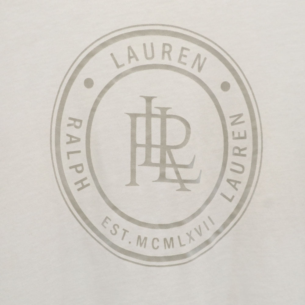 ローレンラルフローレン プリント 半袖 Tシャツ S ホワイト系 LAUREN RALPH LAUREN メンズ