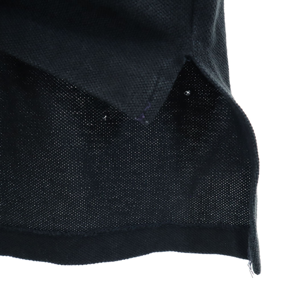 IZOD LACOSTE アイゾッドラコステ 90s オールド 半袖 ポロシャツ M ブラック 鹿の子 メンズ