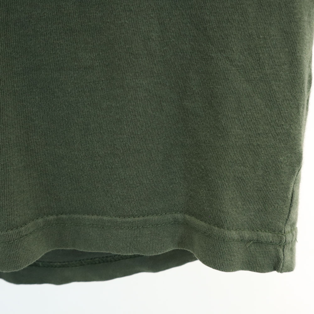 ALPHA INDUSTRIES INC アルファインダストリーズ プリント 半袖 Tシャツ L カーキ メンズ