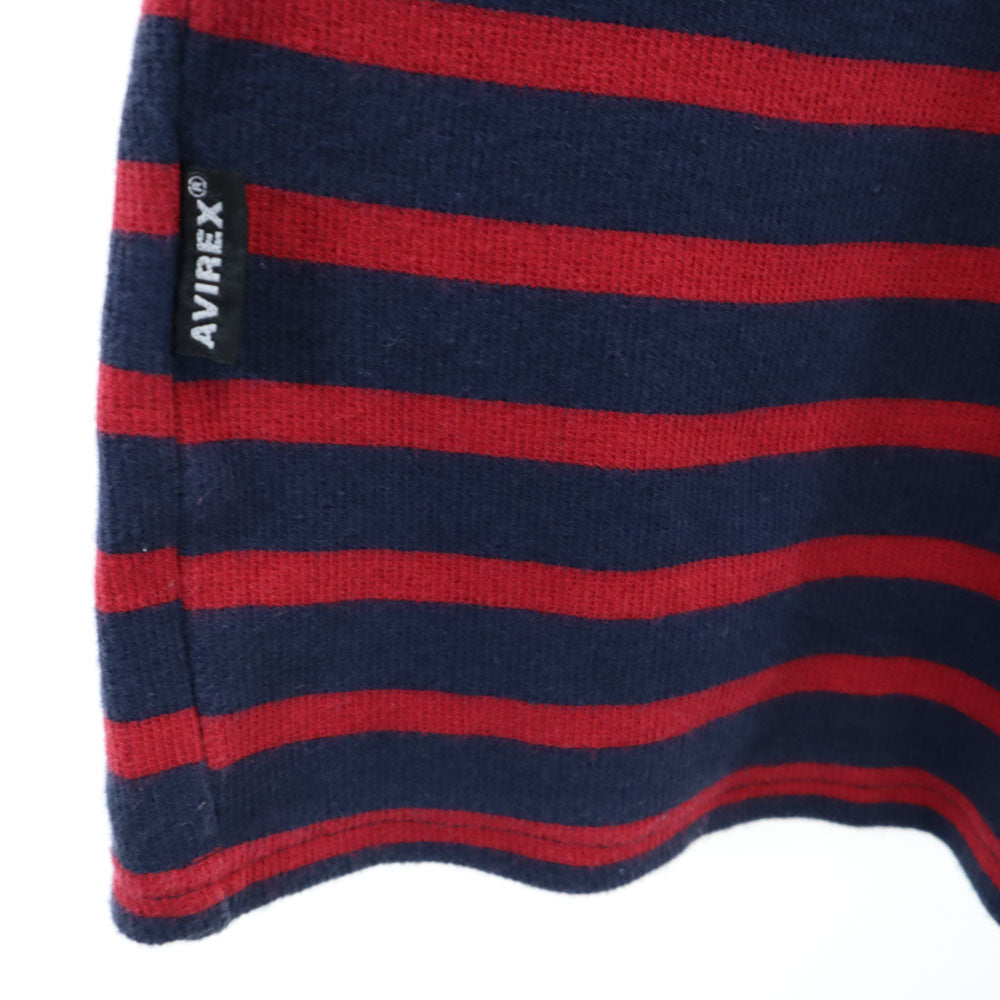アヴィレックス ボーダー柄 半袖 デイリー Tシャツ M ネイビー 他 AVIREX DAILY メンズ