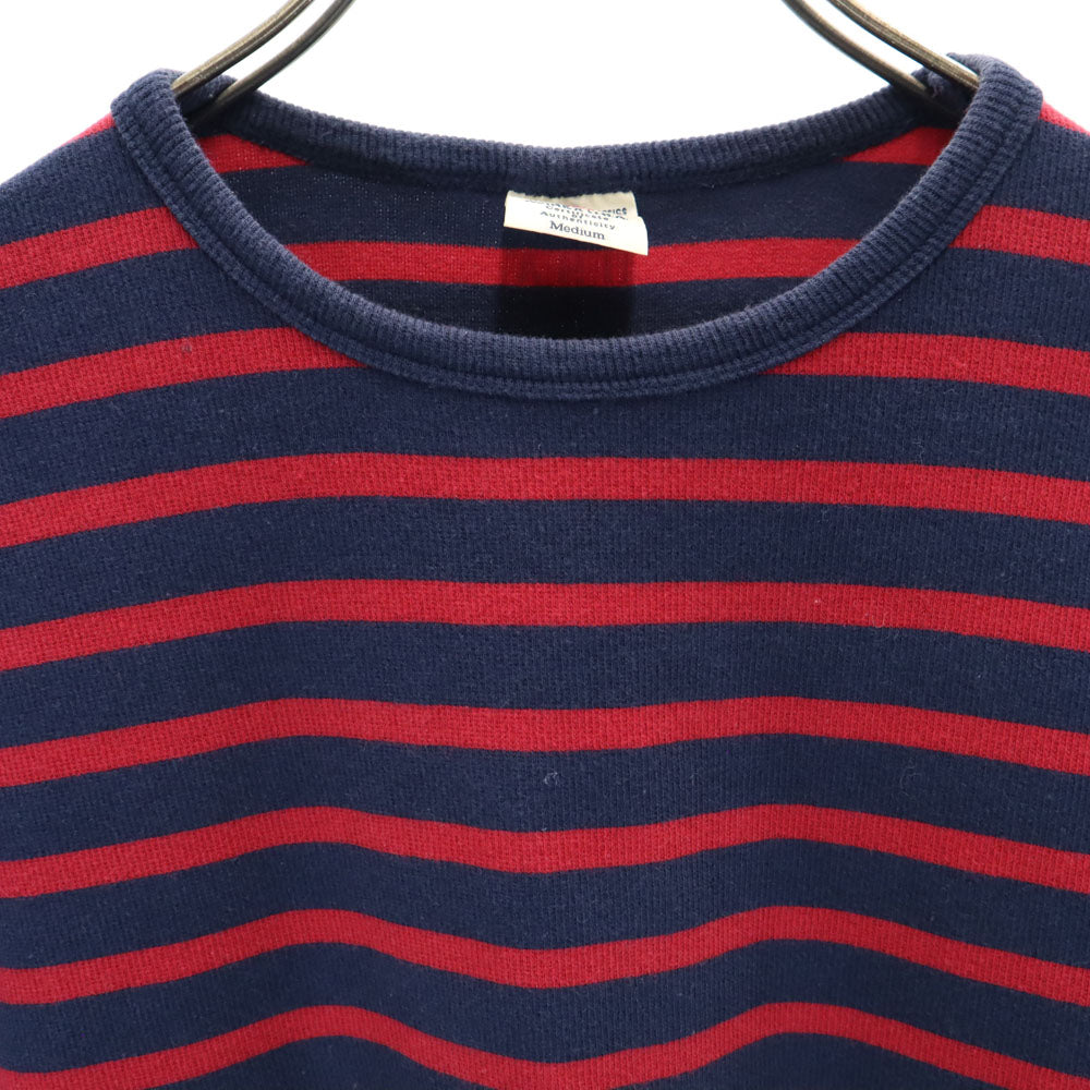 アヴィレックス ボーダー柄 半袖 デイリー Tシャツ M ネイビー 他 AVIREX DAILY メンズ