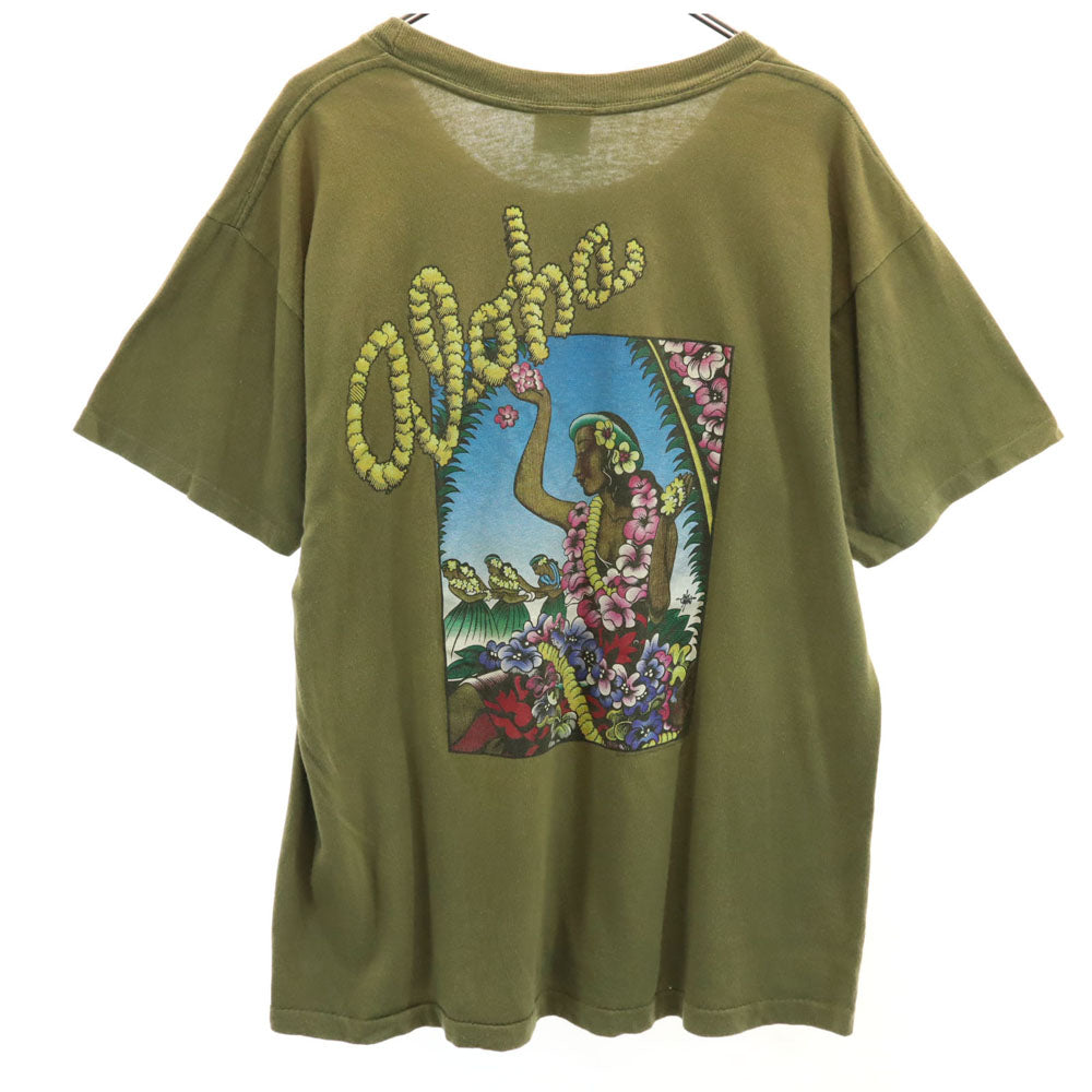 グリフィン 90s オールド 半袖 Tシャツ カーキ系 GRIFFIN メンズ