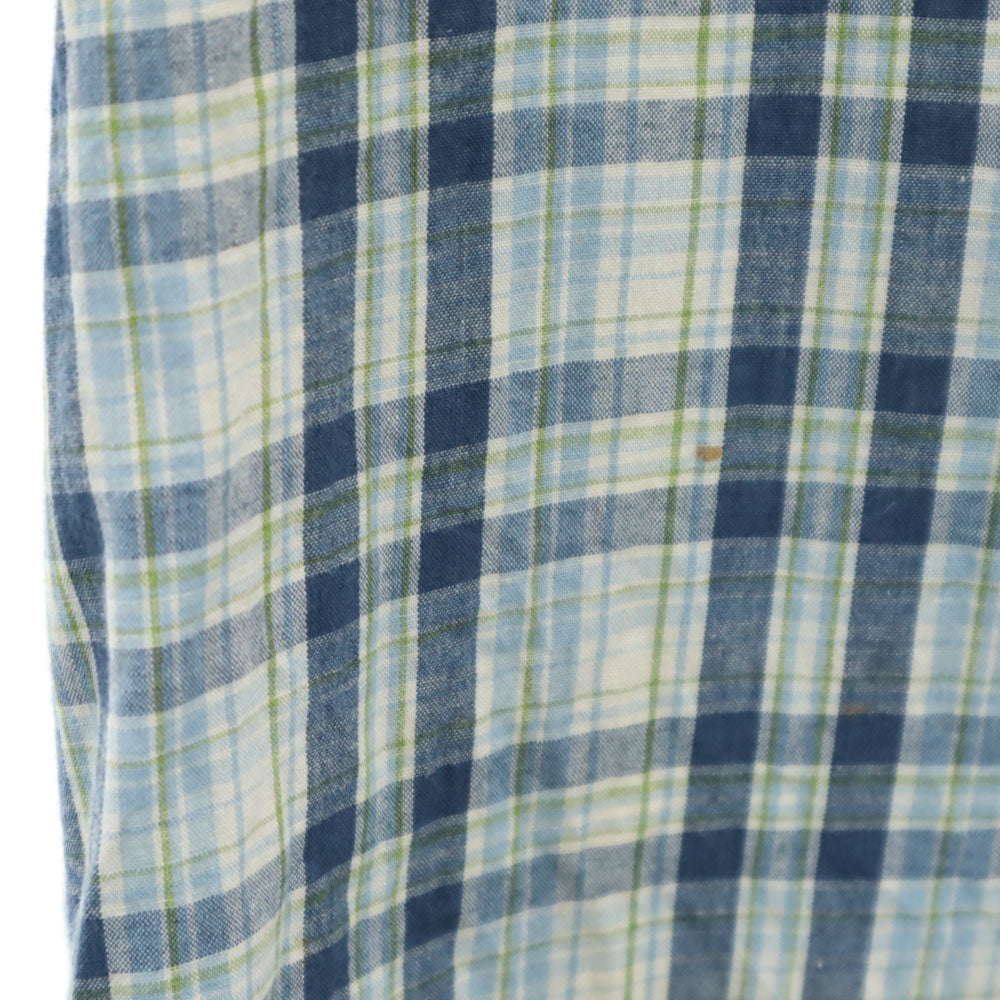 ニードルズ 日本製 長袖 チェックシャツ S ブルー系 Needles メンズ