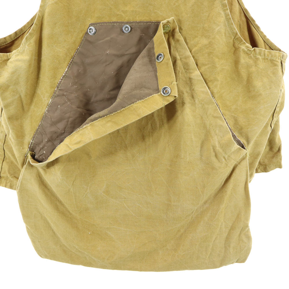 VINTAGE ヴィンテージ 40s 50s ハンティング ベスト イエロー系 メンズ