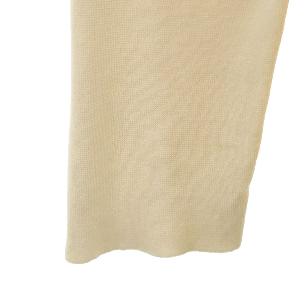 サルヴァトーレフェラガモ イタリア製 コットン ニットジャケット S アイボリー系 Salvatore Ferragamo レディース