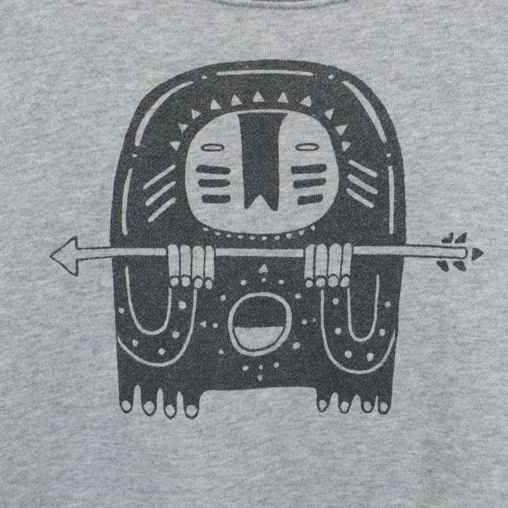 ACNE アクネ プリント 長袖 スウェット トレーナー 6 グレー キッズ