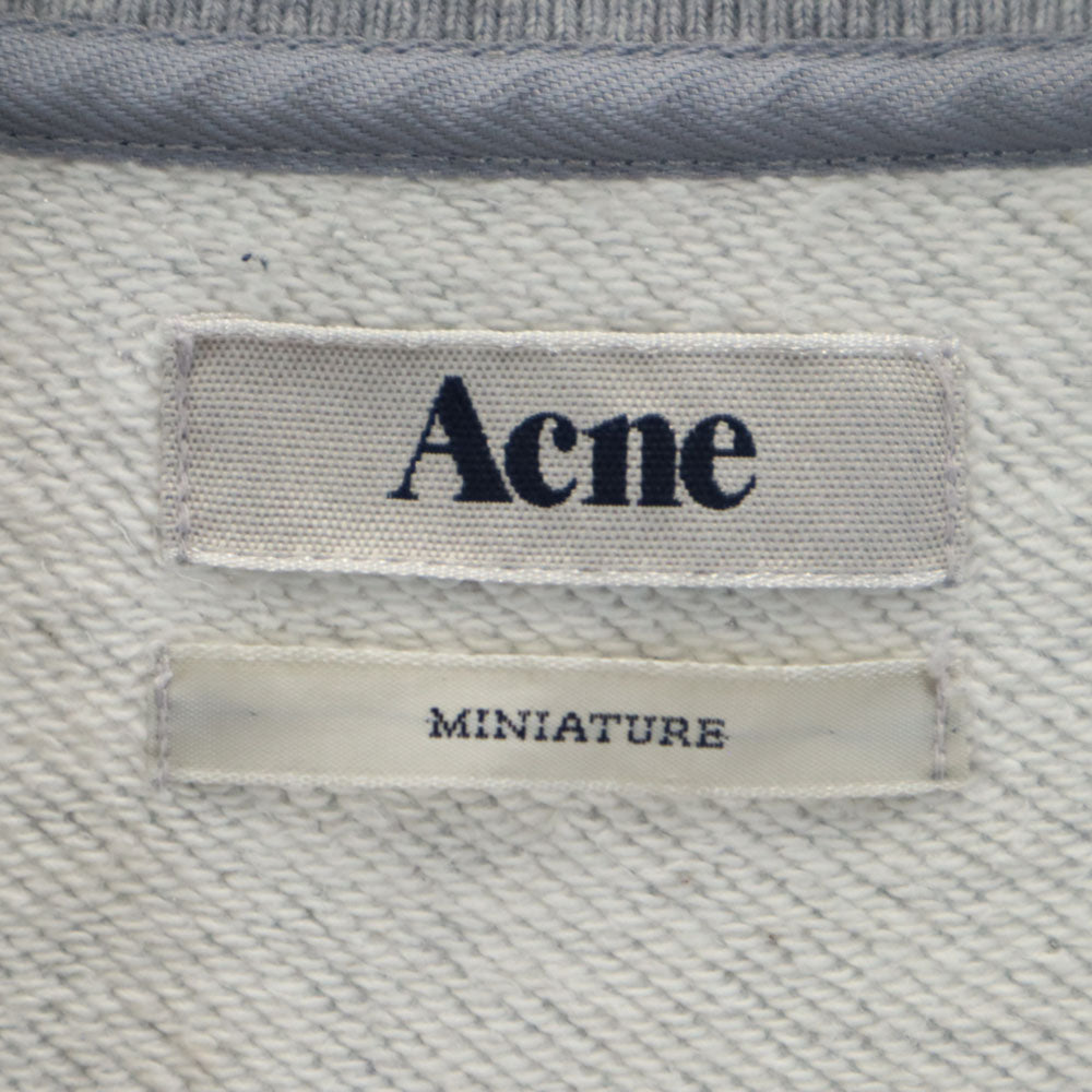 ACNE アクネ プリント 長袖 スウェット トレーナー 6 グレー キッズ