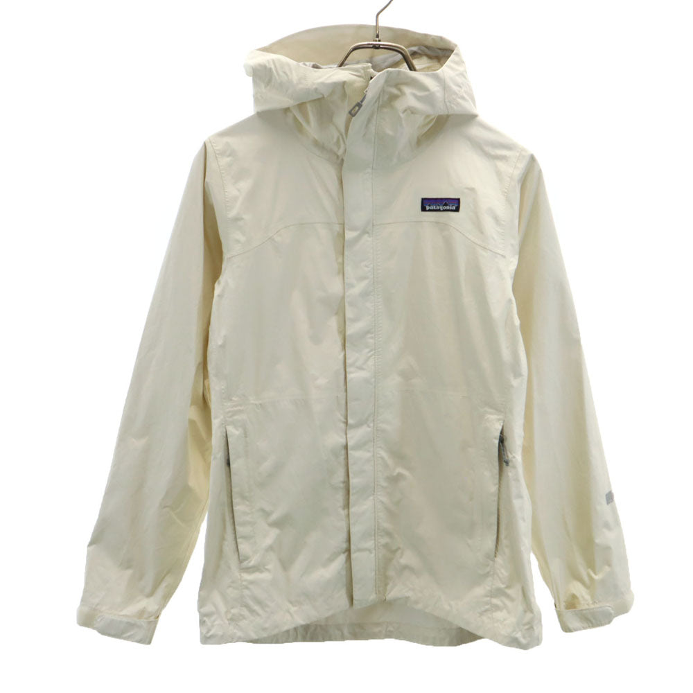 パタゴニア STY83805F0 アウトドアジャケット XS アイボリー系 patagonia フード レディース