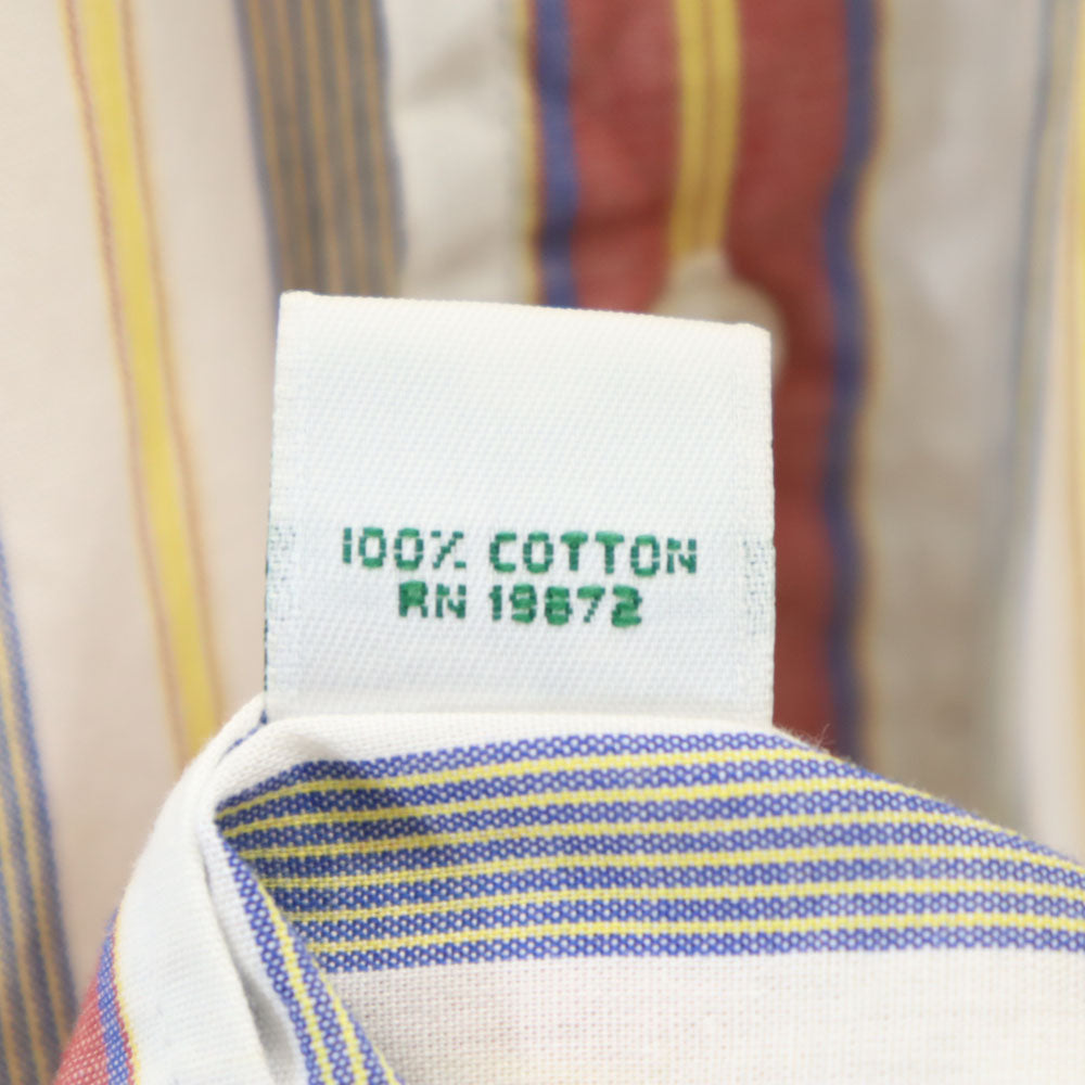 ポロバイラルフローレン 80s USA製 緑タグ ボーイズ ヴィンテージ ストライプ柄 長袖 ボタンダウンシャツ 20 Polo by Ralph Lauren キッズ