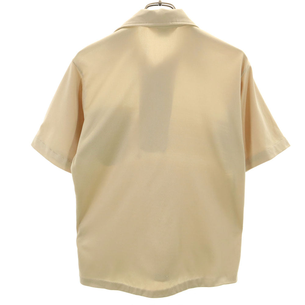 D'Oro 70s ヴィンテージ 半袖 ポロシャツ M ベージュ D'Oro メンズ