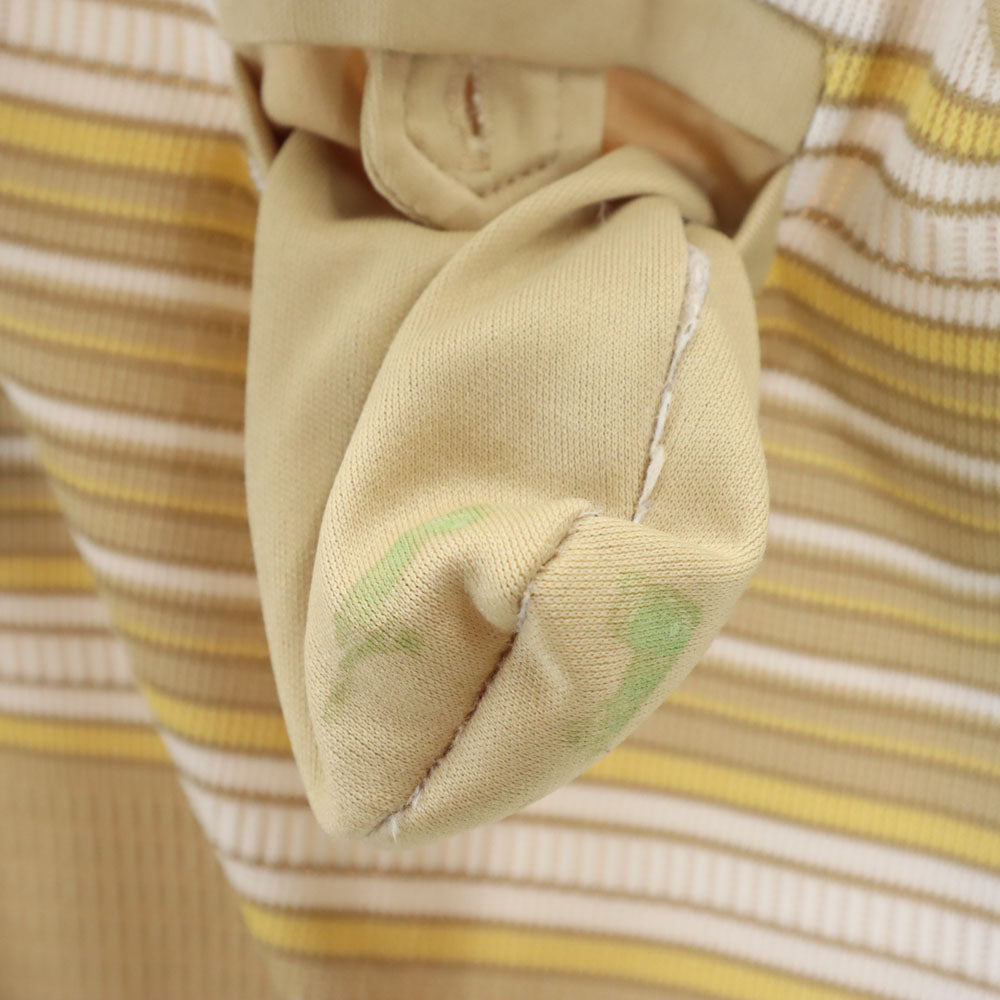 D'Oro 70s ヴィンテージ 半袖 ポロシャツ M ベージュ D'Oro メンズ