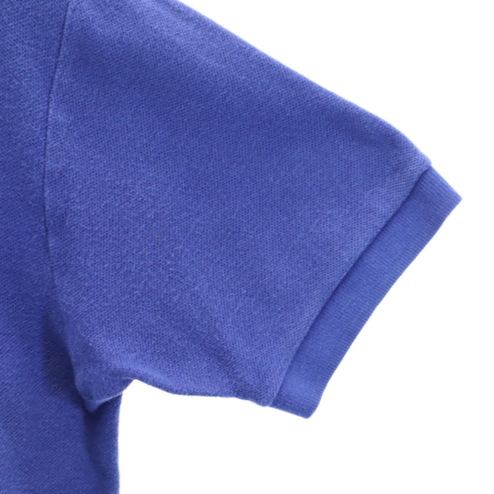 ポロバイラルフローレン 半袖 ポロシャツ M 青紫 Polo by Ralph Lauren 鹿の子 メンズ