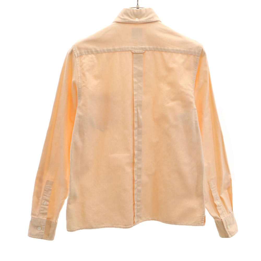 A BATHING APE アベイシングエイプ 日本製 長袖 オックスフォード ボタンダウンシャツ M オレンジ メンズ