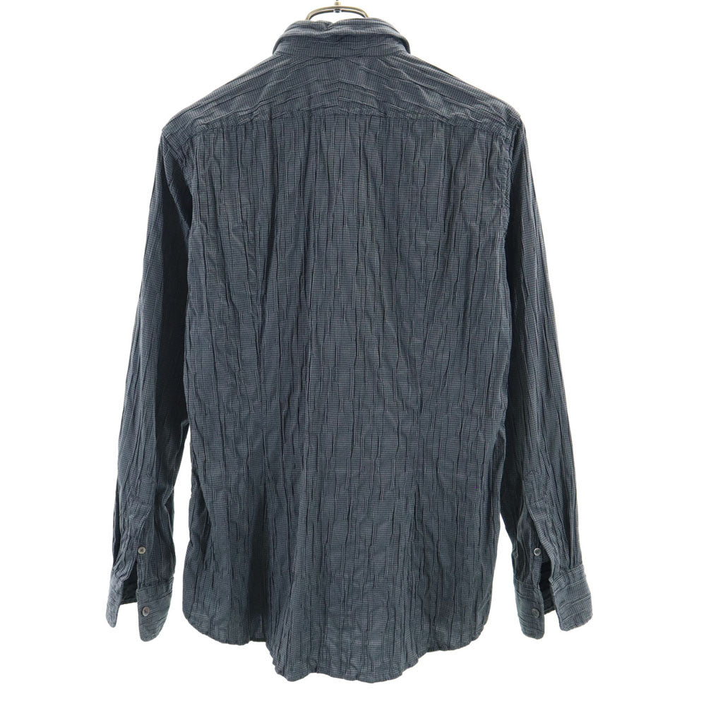 ジョゼフオム チェック柄 長袖 シャツ 46 グレー系 JOSEPH HOMME メンズ