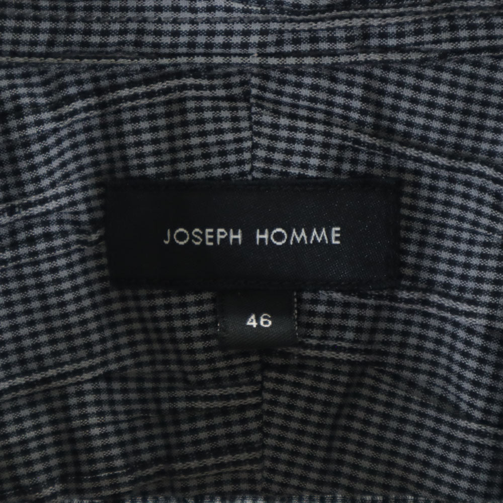 ジョゼフオム チェック柄 長袖 シャツ 46 グレー系 JOSEPH HOMME メンズ