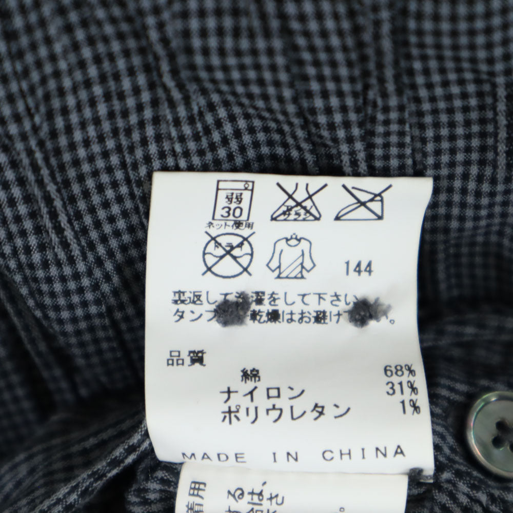 ジョゼフオム チェック柄 長袖 シャツ 46 グレー系 JOSEPH HOMME メンズ