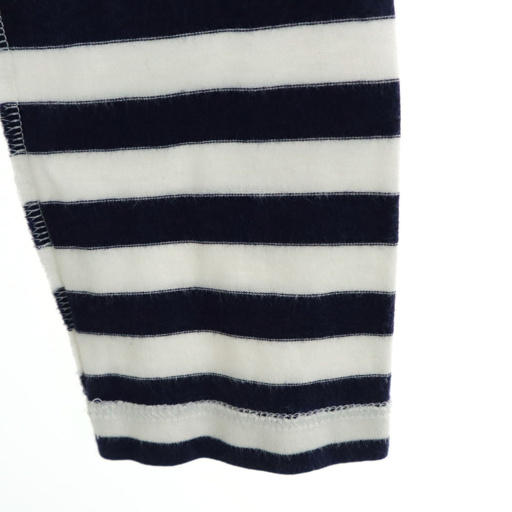 コムデギャルソンコムデギャルソン 2010年 ボーダー柄 長袖 Tシャツ XS ネイビー×ホワイト Comme des Garcons Comme des Garcons ロンT レディース