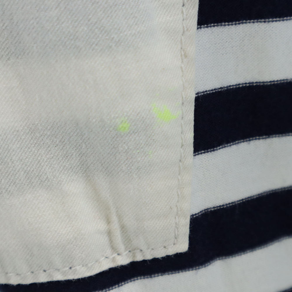 コムデギャルソンコムデギャルソン 2010年 ボーダー柄 長袖 Tシャツ XS ネイビー×ホワイト Comme des Garcons Comme des Garcons ロンT レディース