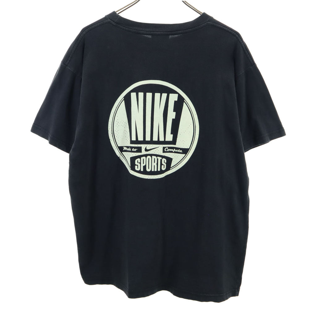 ナイキ バックプリント 半袖 Tシャツ S 黒 NIKE メンズ