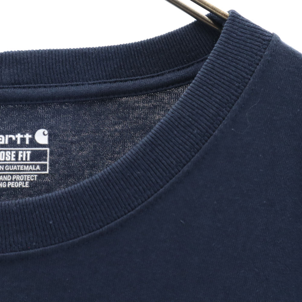 カーハート 半袖 Tシャツ XL ネイビー Carhartt メンズ