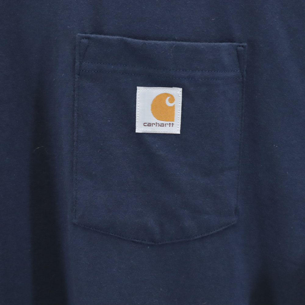 カーハート 半袖 Tシャツ XL ネイビー Carhartt メンズ