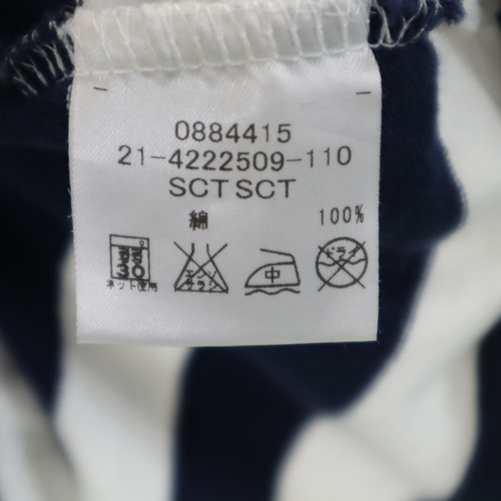 トミー ボーダー柄 半袖 Tシャツ L ホワイト×ネイビー TOMMY メンズ