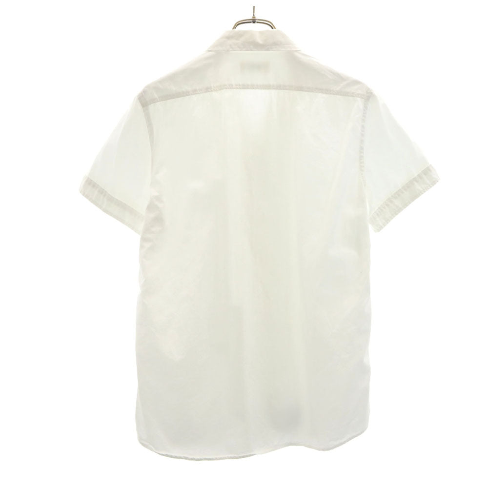 ティントリアマッティ イタリア製 半袖 オープンカラーシャツ S ホワイト TINTORIA MATTEI 954 メンズ