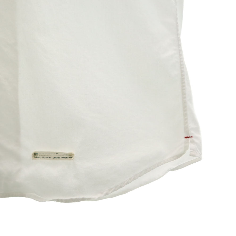 ティントリアマッティ イタリア製 半袖 オープンカラーシャツ S ホワイト TINTORIA MATTEI 954 メンズ