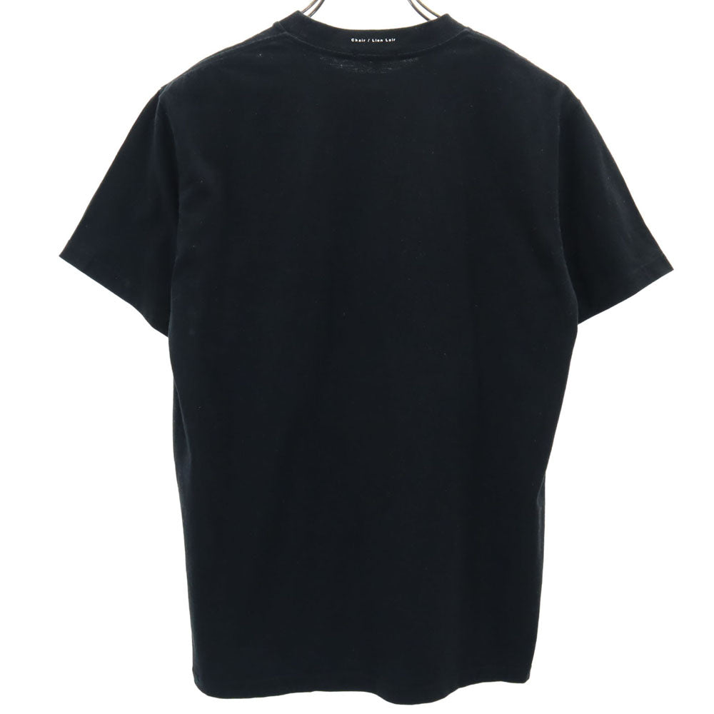 アールニューボールド フロッキープリント 半袖 Tシャツ M ブラック R.NEWBOLD メンズ