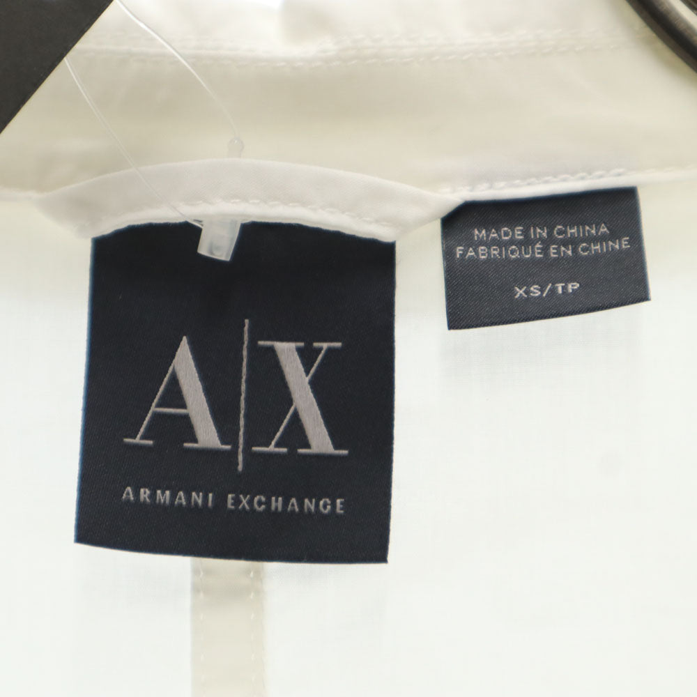未使用 ARMANI EXCHANGE アルマーニエクスチェンジ シャツジャケット XS ホワイト タグ付き メンズ