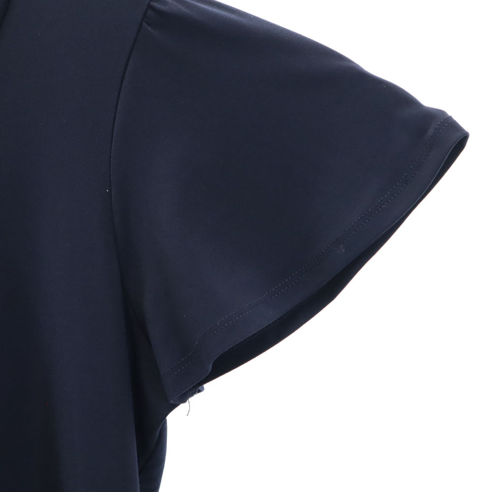 ブルックスブラザーズ 半袖 カットソー L ネイビー Brooks Brothers フレンチスリーブ レディース