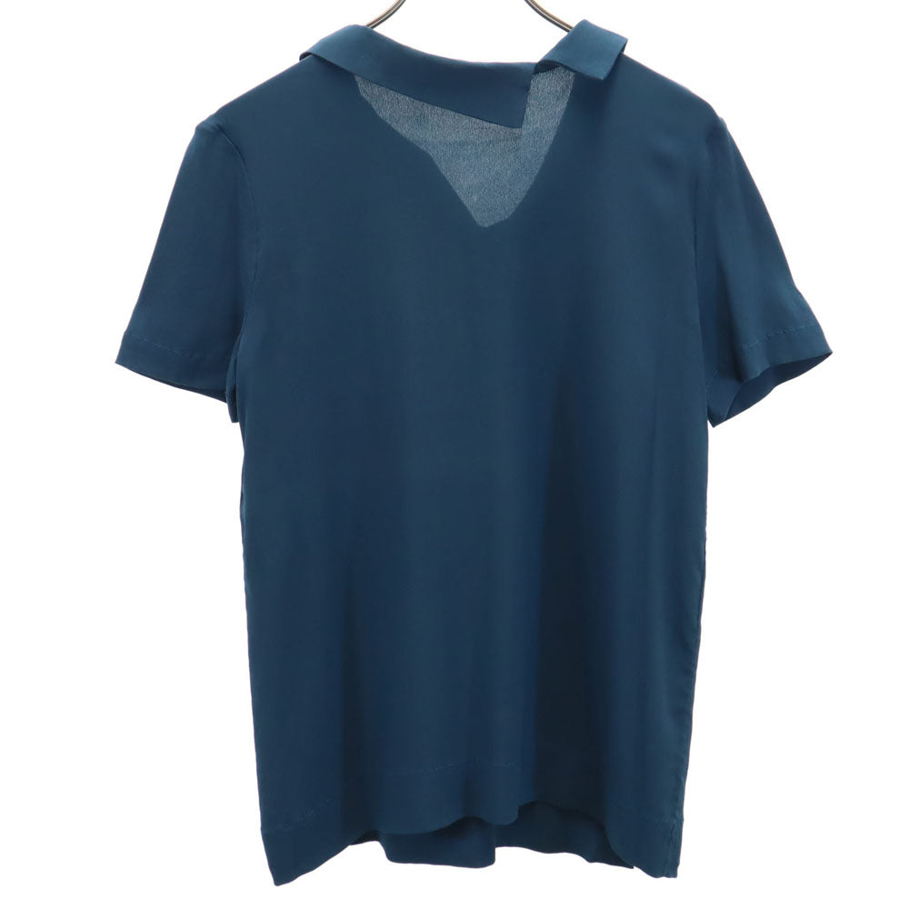 MARNI マルニ イタリア製 半袖 アシンメトリー ブラウス 38 青緑系 変形 メンズ