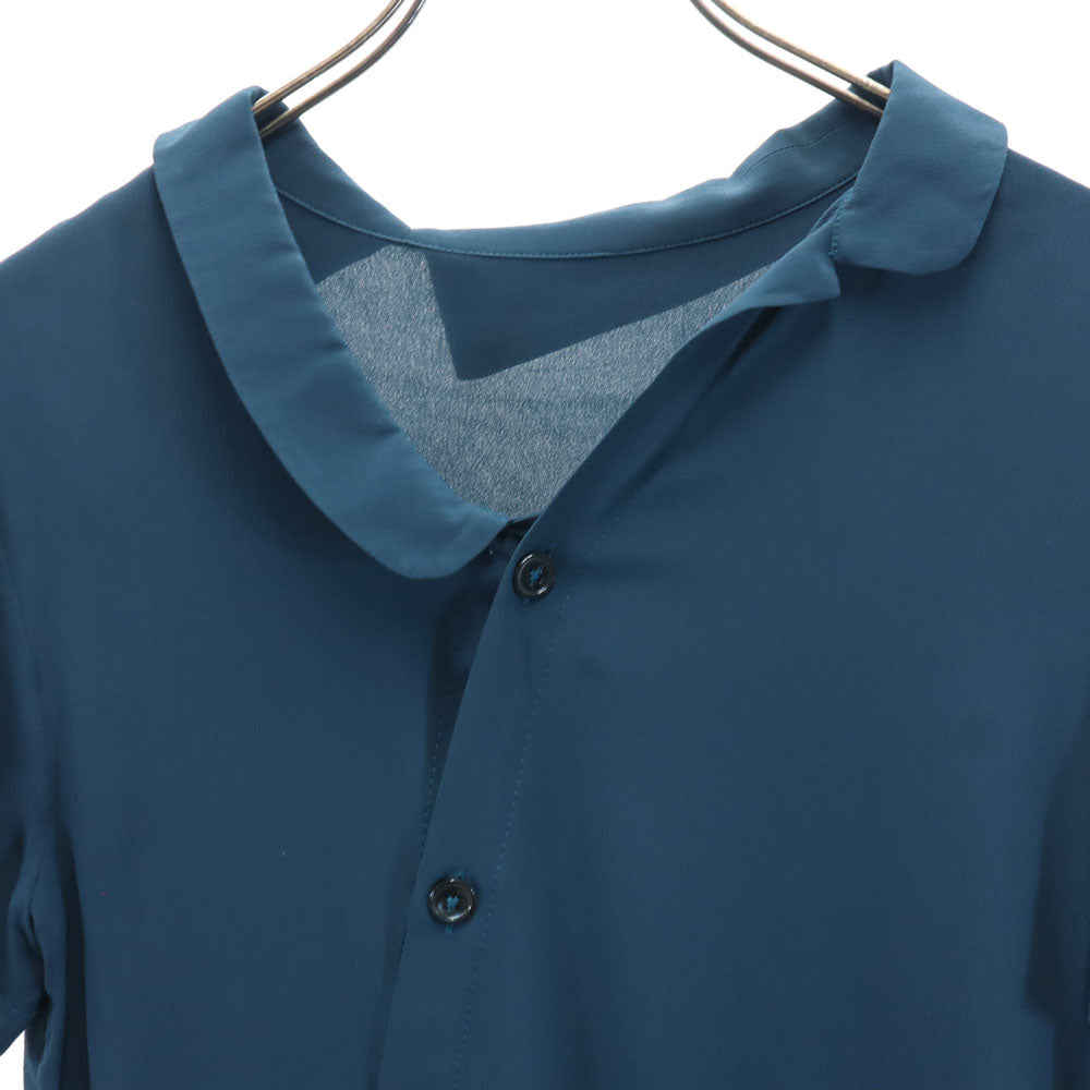 MARNI マルニ イタリア製 半袖 アシンメトリー ブラウス 38 青緑系 変形 メンズ