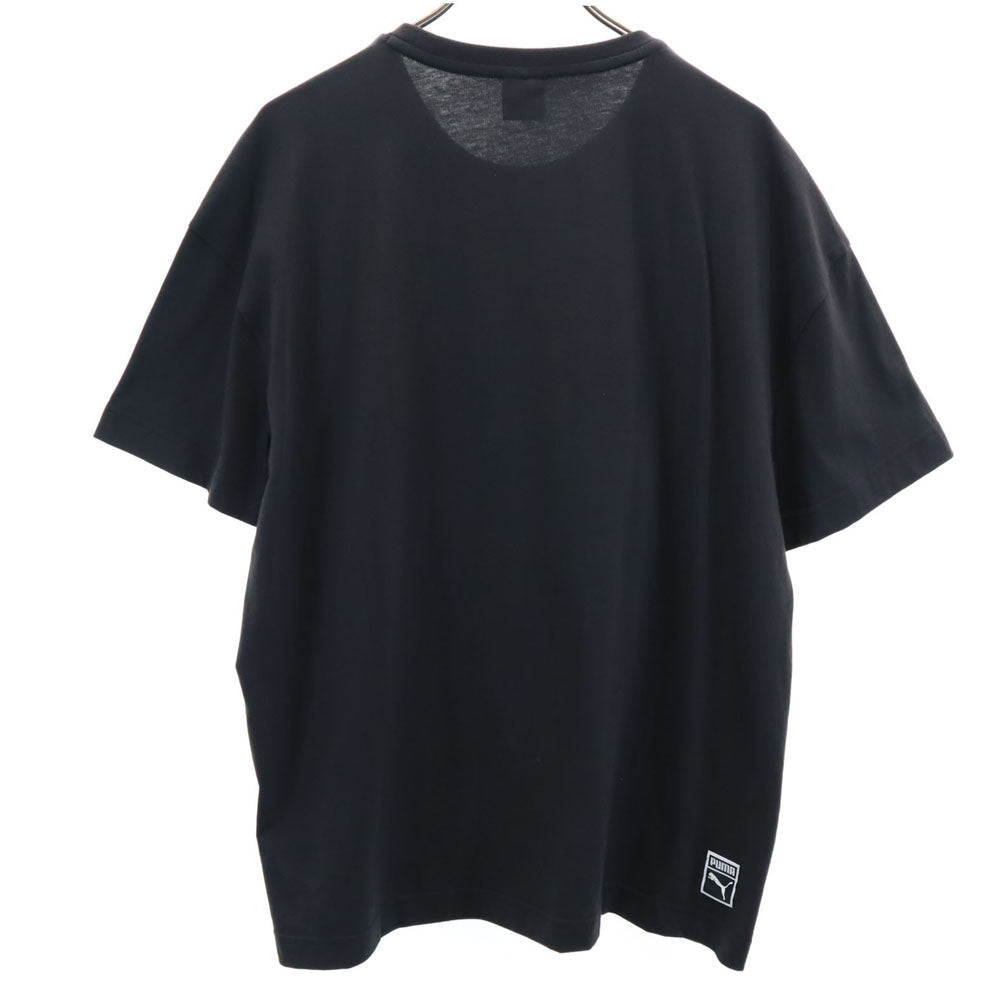 プーマ エンボスド プリント 半袖 Tシャツ M ブラック PUMA メンズ