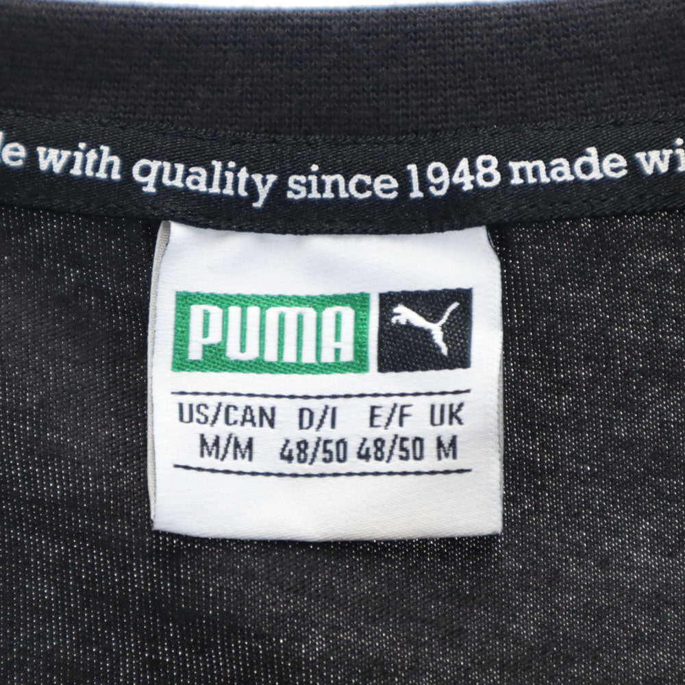 プーマ エンボスド プリント 半袖 Tシャツ M ブラック PUMA メンズ