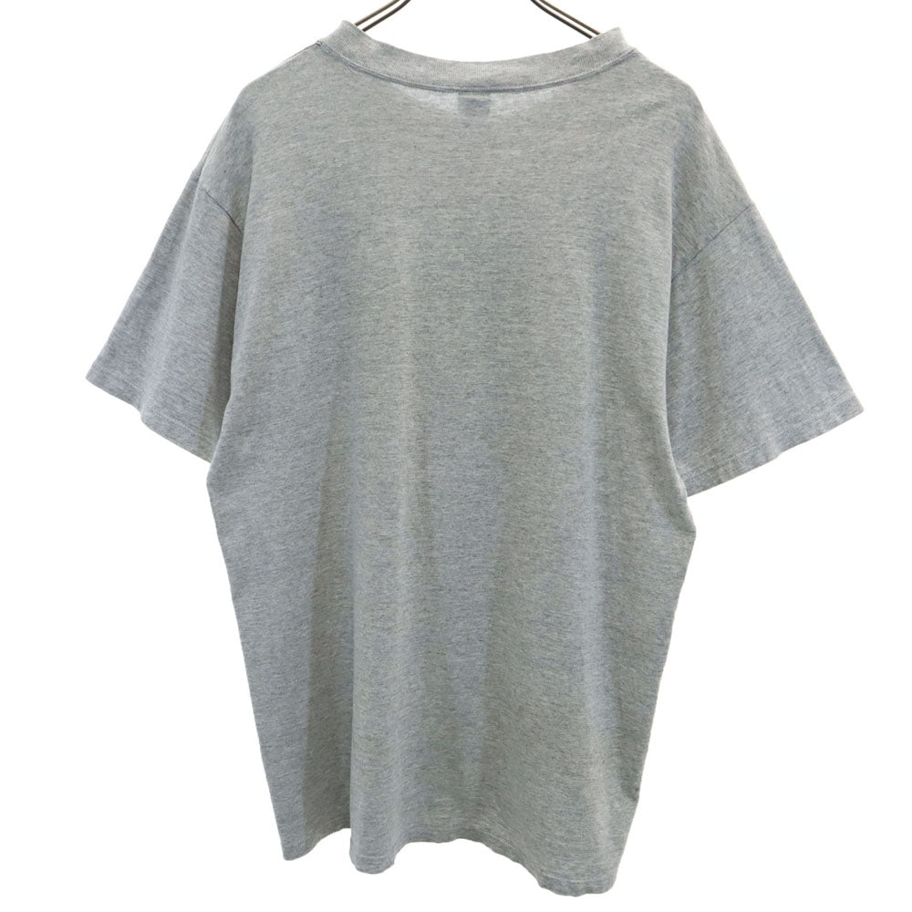 RUSSELL ATHLETIC ラッセルアスレチック 90s USA製 オールド プリント 半袖 Tシャツ L グレー メンズ