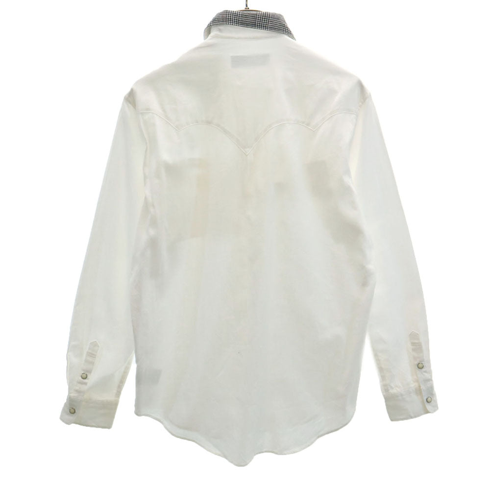 TOGA トーガ 日本製 長袖 ウエスタンシャツ 48 ホワイト メンズ