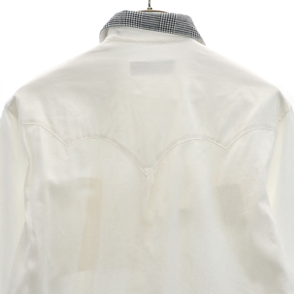 TOGA トーガ 日本製 長袖 ウエスタンシャツ 48 ホワイト メンズ