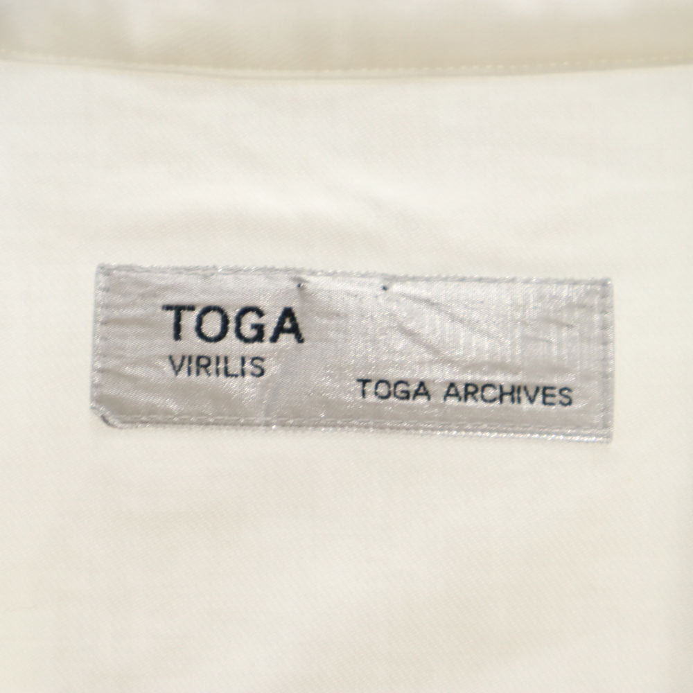 TOGA トーガ 日本製 長袖 ウエスタンシャツ 48 ホワイト メンズ
