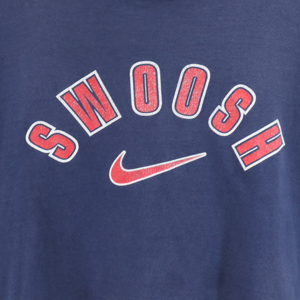 ナイキ 90s USA製 オールド 半袖 シングルステッチ Tシャツ L ネイビー NIKE メンズ