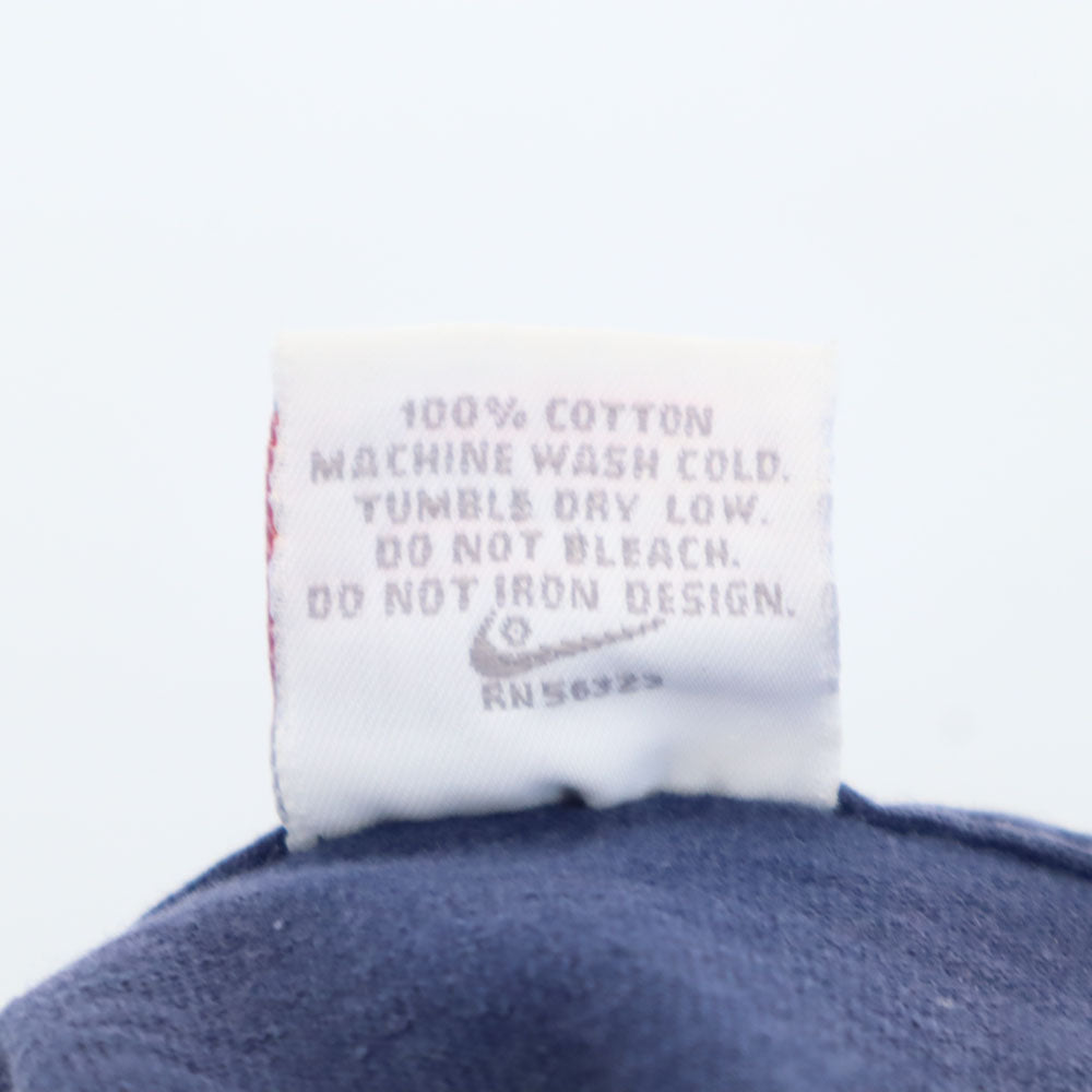 ナイキ 90s USA製 オールド 半袖 シングルステッチ Tシャツ L ネイビー NIKE メンズ